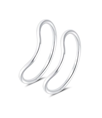Silver Midi Knuckles Rings NSR-4314-MIDI